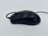 Hompie Quiet Wired Mouse for Laptop or Desktop, USB Computer Mouse Wired with Optical Sensor and Adjustable DPI - Comfortable Corded Mouse for PC Windows Chromebook Mac Notebook - Black