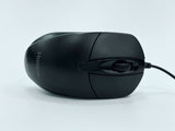 Hompie Quiet Wired Mouse for Laptop or Desktop, USB Computer Mouse Wired with Optical Sensor and Adjustable DPI - Comfortable Corded Mouse for PC Windows Chromebook Mac Notebook - Black